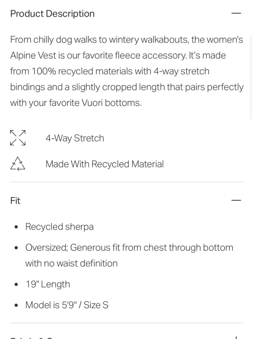 Vuori Alpine Vest - Picture 3 of 6